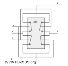 Commodore Joystick Switch 4066 Logic