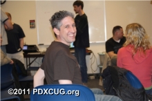 PDXCUG Members watching the GEORAM Presentation