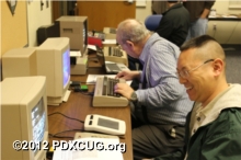 PDXCUG Members typing in programs