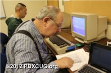 PDXCUG Members typing in programs