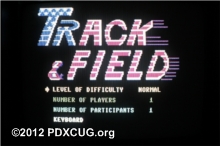 Track & Field on the Commodore 64